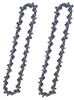 ZSjing Lot de 2 Barres de scie de 4 Pouces, 1/4 P, scie électrique 28 nœuds, 14 Couteaux, Guide de tronçonneuse électrique, Remplacement de Mini chaînes de tronçonneuse en Acier, Outil de Jardin