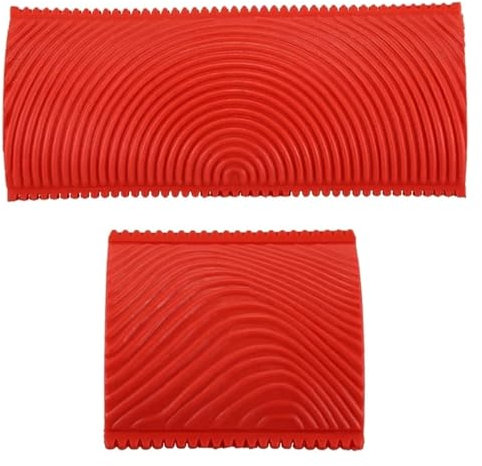 Farbroller, Hauswand-Farbroller, 2 Stück, 7,6 cm, 15,2 cm, Nachahmung von Holzmaserung, Farbroller, Pinsel, Wandmalwerkzeug-Sets, Wandtextur-Kunstmalwerkzeug-Set, Pinsel