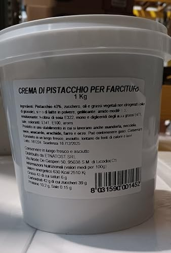 1 Kg de crème douce à la pistache à 40%