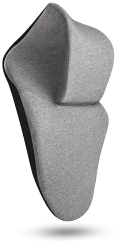 Supporto al collo per sedia da ufficio cuscino per pentola ergonomica in memory foam con sedia da scrivania a cinghia regolabile cuscini a testa di spugna elastico per seggiolino per auto e uffi
