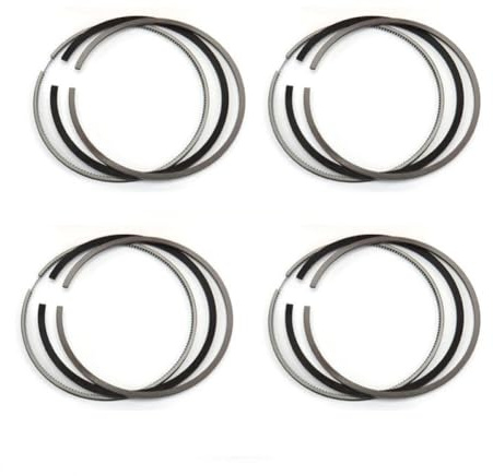 Set fasce elastiche 4LE1 4LE2 85mm 85 * 2+1.75+3mm 85 * 2+1.75+4mm 8-97257-876-0 Compatibile con carrello elevatore elettrico a 4 cilindri con motore a iniezione(4mm)
