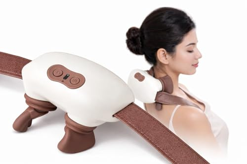 Masseur Cervical et Épaules Électrique – Nouveau Modèle 2026 – Massage Shiatsu Multi-Zones pour Cou, Dos et Jambes - Chauffant – 2 Niveaux d’Intensité
