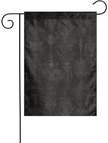 Drapeau de jardin de décoration de jardin 30,5 x 45,7 cm WHJSSF motif européen épais et résistant à l'usure pour pots de fleurs et pelouses de jardin