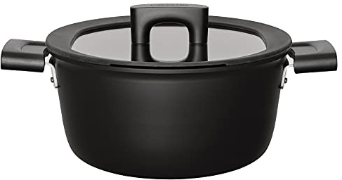 Fiskars Pentola con Coperchio, Ø 22 cm, capacità: 3,5 Litri