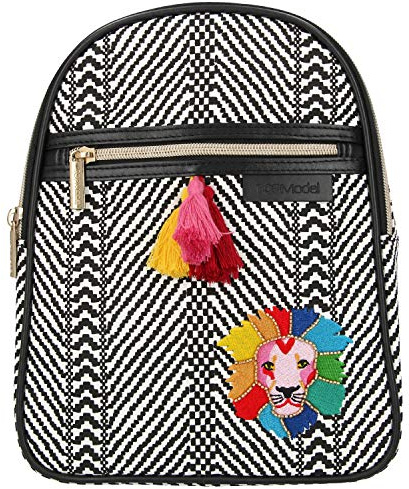 Depesche 10974 Rucksack, TOPModel Black and White, ca. 28 x 22 x 10 cm