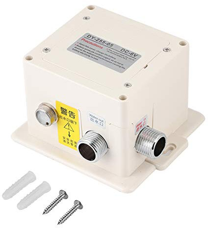Berührungsloser Wasserhahn, automatischer Infrarot-Sensor Wasserhahn Küche Waschbecken Wasserhahn Freisprecharmatur Adapter mit Steuerkasten für Bad, Waschbecken, Küche
