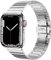 Miimall Correa Compatible con Apple Watch Ultra 49mm, Banda de Acero Inoxidable, Pulsera de Repuesto sin Brecha, Repuesto Ajustable Correa de Metal para Apple Watch 42mm 44mm 45mm 49mm, Plata