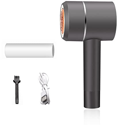 URCheers Quitapelusas eléctrico recargable por USB, 3,7 V, 3 W, 6000 – 8000 rpm, con 4 posiciones, para quitar pelusas de forro polar, para ropa, muebles