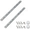 Dtoterul Railes para Cajones 2 Piezas Guías Laterales para Cajones Guías para Cajones de Alta Resistencia Guías de Cajón con Rodamiento de Bolas 17mm x 246mm Correderas para Cajones