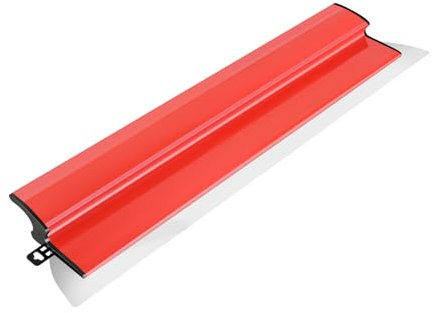 DEKEones Spatole per Stucco, Frattazzo per Stucco con Impugnatura Z, 60cm Spatole in Acciaio Inox Rasatura Spatola per Intonacare Rapidamente (Rosso)