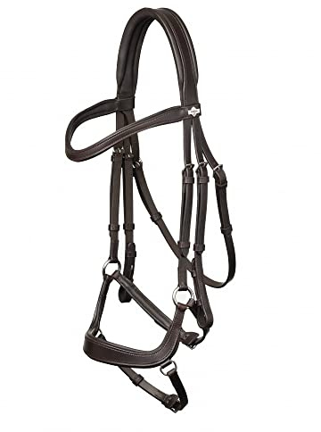 LeMieux Arika Drop Bridle - Brown/Silver