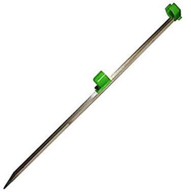 ARMERIAONLINE SINCE 1999 - Soportes para cañas de pescar, Varillas para piqueta, 150, 100 y 75 cm, Surfcasting de playa, punta de arena, Aluminio, Montaje en cubierta, Verde
