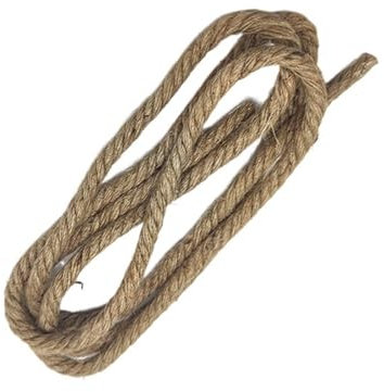Gartenseil Hessische Jute-Schnur, Jute-Seil, Sackleinen-Seil, Sackleinen-Schnur, DIY-Handwerk, Geschenk, Vase, Gartendekoration, 1/2/4/6/8/10/12/14/16 mm Garten Kordel (Color : 10MM 2Meters)