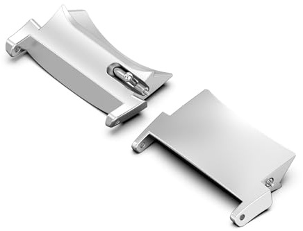 RuenTech Uhrenarmband-Adapter für Oneplus Watch 2/3/2R/Oppo Watch X/X2 - 22mm Band Anschluss Connector - Edelstahl Adapter (Silber)