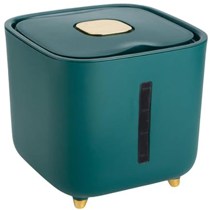 Distributeur De Céréales - Distributeur Riz, Conteneur De Stockage Hermétique De Riz De 10 Kg | Fenêtre Transparente,Grand Seau À Riz Résistant À L'humidité Pour Noix, Matières Médicinales, Céréales