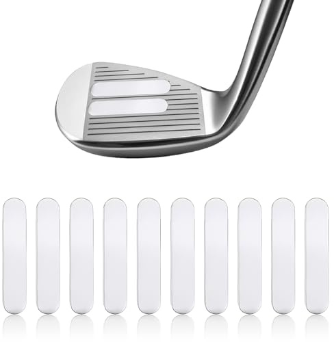 IGXX 10 Piezas de Cinta de Plomo con Peso para Golf, Cinta de Plomo para Golf, Juego de Cinta Adhesiva de Plomo, Cinta de Plomo con Peso para añadir Peso al Swing, Cinta Adhesiva de Plomo(Plateada)