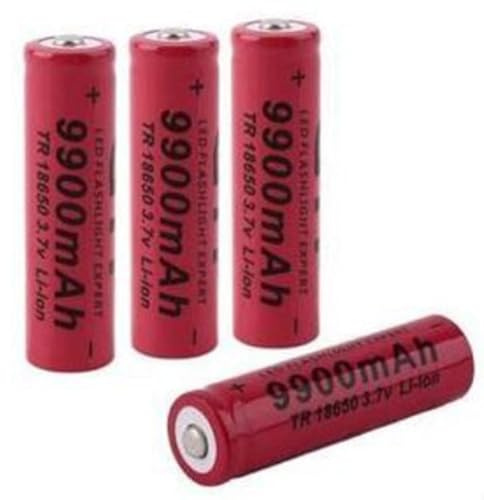 ZWDCVFGK Batería de Litio de 3,7 v, batería Recargable 9900mAh 18650 para Linterna, batería de Ventilador pequeña,A