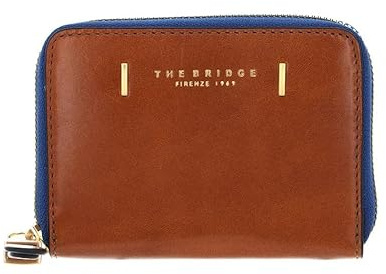 The Bridge Portefeuille clair 417803Vz Femme Cuir, cognac, Taglia Unica