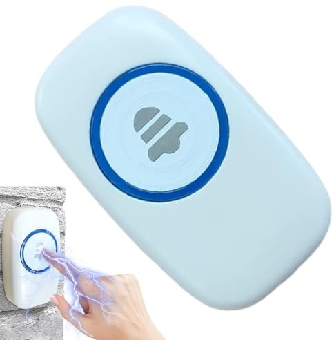 Scherzo con campanello elettrico | Divertente campanello elettrico con scossa, esilarante giocattolo elettrico per adulti, gioco spaventoso e gadget per scherzi pratici per il pesce d'aprile