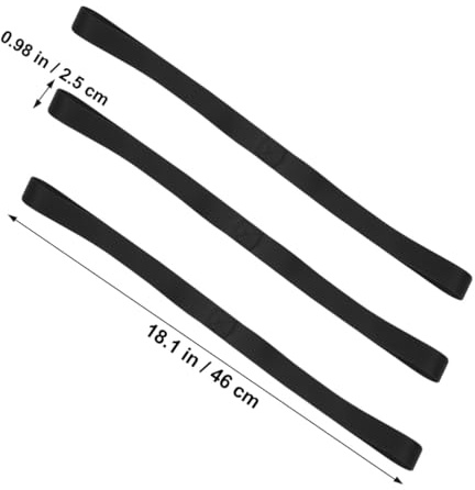 VALICLUD 6 Stück Packung Zurrgurte Schlaufen Zurrgurte 46 x 2,5cm Aus Robustem Material Für ATV Motorrad Roller Und Gartengeräte Zum Sichern Von Fahrzeugen Und Ausrüstung