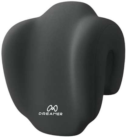 predolo Almohada para Dormir en el Escritorio, Soporte para el Cuello para la Hora del Almuerzo en la Silla de Trabajo, cojín Cervical Multiusos de Espuma, Negro