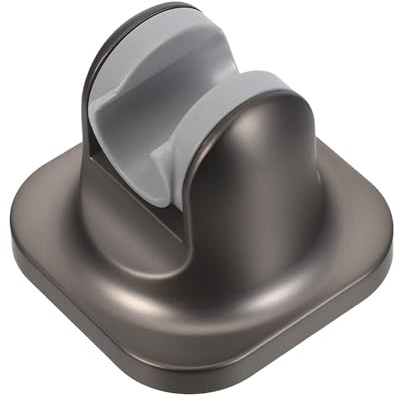 Anneome Support de Pommeau de Adhésif Gris Foncé sans Perçage, Support Mural Réglable pour Douchette à Main, Installation Facile pour Salle de Bain et Camping-car, Gadgets de Salle de