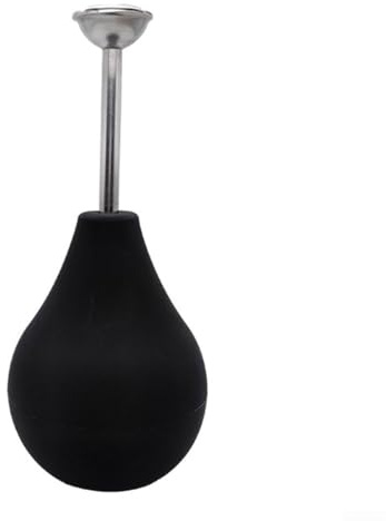 Efficiente spruzzatore per piante e fiori con beccuccio lungo e sfera atomizzatore, in PVC e acciaio inox, per un uso duraturo in giardino (nero)