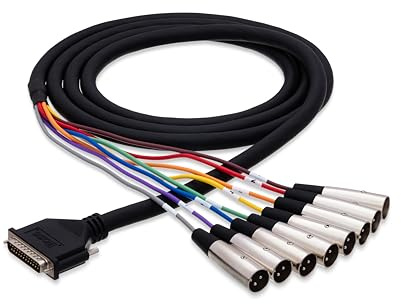 Hosa Technology DTM-805 Câble équilibré DB25 vers XLR3M 5 m