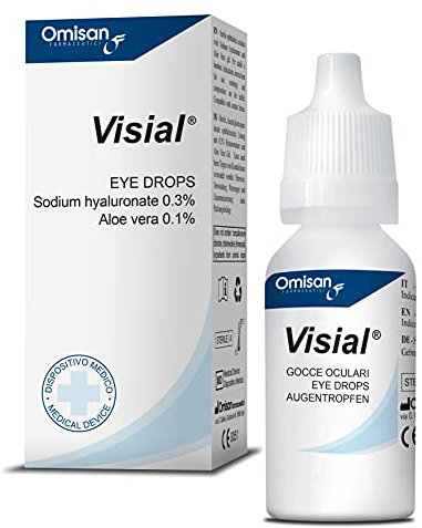 Visial Collirio con Acido Ialuronico, Bianco, 10 ml