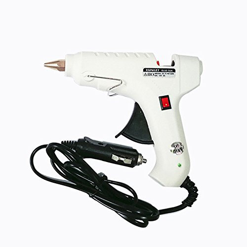 Rick Pistola Colla a Caldo, Incollatrice Eletronica con Presa Corrente 12V Impermeabile Accendisigari da Auto Per Fai-da-Te/DIY Arti e Mestieri, 40W
