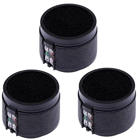 B Baosity 3 cápsulas dinámicas de micrófono de sonido transparente para micrófono de tambor acustico montado internamente, cartucho de repuesto para Inter