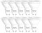 GU10 LED Lampe, Spot, 7W (ersetzt 60W), 700 LM, 2700K Warmweiß, (10er-Pack)