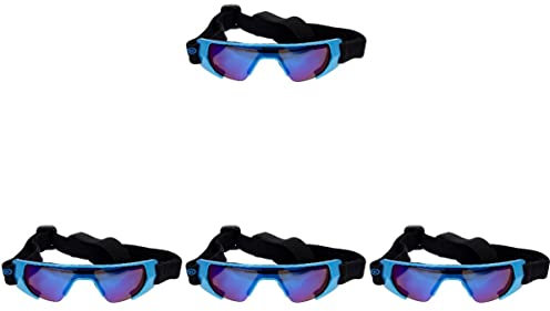 POPETPOP 4 Haustier Hundeschmuck Für Kleine Visierbrille Motorradbrille - Uv-Brille Welpenbrillen Kleiner