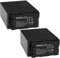 EXTENSILO 2X Akku kompatibel mit Panasonic AG-HPX250P, AG-HVX201, AG-HVX200, AG-HVX200P Videokamera Camcorder (7800mAh, 7,4V, Li-Ion)
