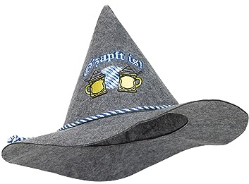 SYMPHONIE WESTERWALD Premium Trachtenhut Sepplhut Filzhut Hut Oktoberfest (1x oder im 5X Sparpack) Trachtenhut
