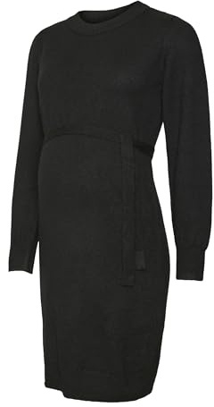 MAMALICIOUS Damen Mlnewanne L/S Abk Knit Dress A. Noos Kleid (1er Pack)
