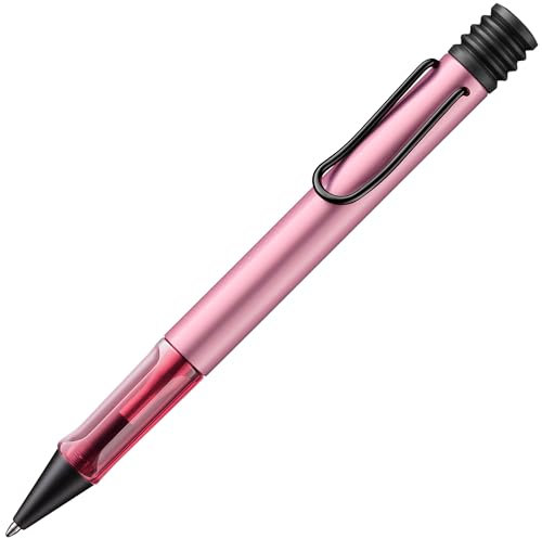 Lamy AL-star autumn pink Kugelschreiber - leichter Kuli mit transparenten, ergonomischen Griff & Gehäuse aus Aluminium - inkl. Großraummine M 16 in schwarz