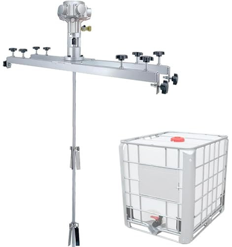 Agitador neumático con montaje de abrazadera for tanque, mezclador de tambor, agitador de aire IBC, máquina mezcladora de pintura con capacidad de mezcla de 1000 l, herramienta mezcladora de cemento,