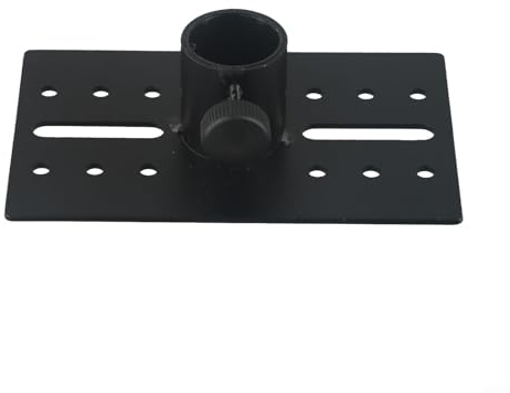 Jayruit Verstellbarer Winkel Lautsprecherständer Adapter mit 35 mm Metallhalterung Stativstange