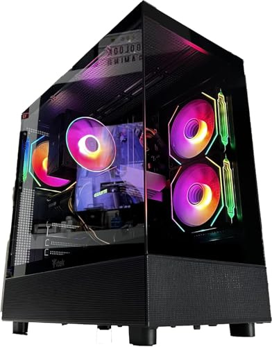 Golook PC Gaming, i5-12400F, GeForce RTX 3050 6GB GDDR6, 16GB RAM, 500 GB NVME M.2 Gen4, WiFi, Ethernet, Computer Fisso 2025