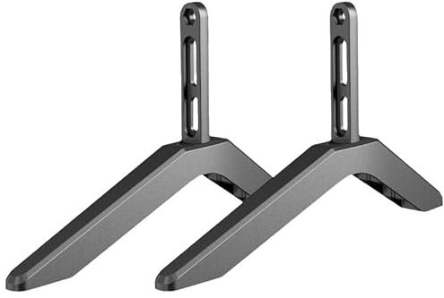 Lunaanda TV Base Pedestal Feet, Universal Tabletop TV Stand Legs Replacement Mount Stand with Non-Slip Pads & Screws for Most 32-65 Inch LCD LED Plasma Flat Screen TVs, Hole Distance is from 2-5.5 cm