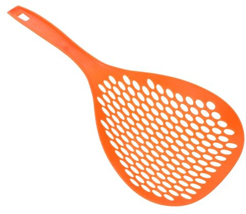 GLEAVI Colapasta Inossidabile Con Lungo Scolapasta Per Pasta Ravioli e Wonton Utensile