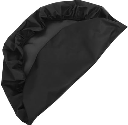 TOYANDONA Housse Ignifugée pour Foyer Extérieur Rond et Cheminée à Gaz Imperméable Noire
