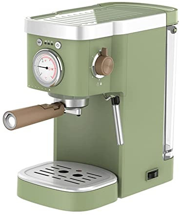 Macchina da caffè Macchina da caffè Montalatte Retro Verde Caffettiera elettrica caffè in Polvere Espresso Preparazione di Bevande al caffè