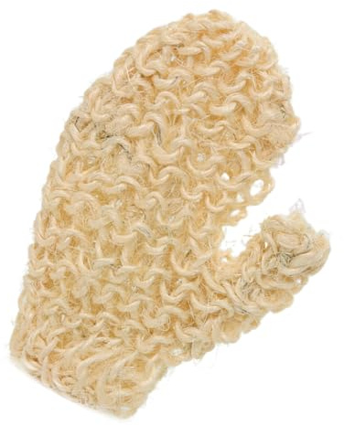 WOFASHPURET Exfoliating Glove Sisal Bath Shower Scrubber for Women Body Peeling Exfoliating Body Scrub Hand Scrub Glove