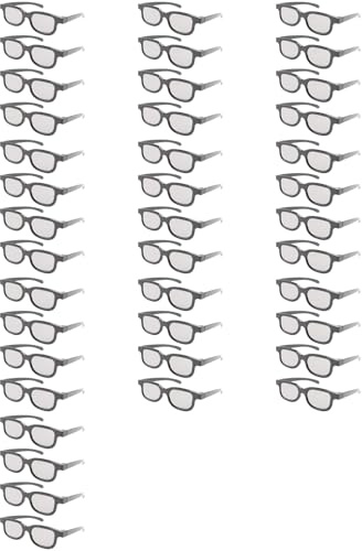 ISTOVO 40 Uds. Gafas 3D Pasivas Polarizadas para Pantalla Cine IMIX
