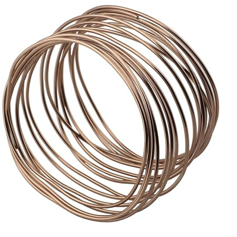 Filo di alluminio anodizzato per addestramento bonsai e styling artigianale, offre supporto di lunga durata e uso flessibile (1 pezzo marrone)