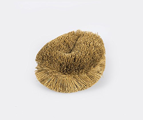 Kamenoko Tawashi Japanese Hand-woven Natural Scrubbing Brush - Small