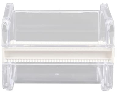 Washi Tape Dispenser Transparent Plastic Cutter Roll Holder And Tape Holder For Office Desktop