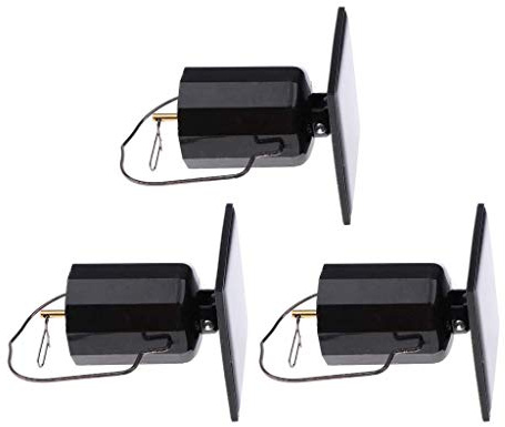 Tenlacum Solar Whirligig Windspiel Motor Wirbel Outdoor hängende Ornamente (3 Stück)